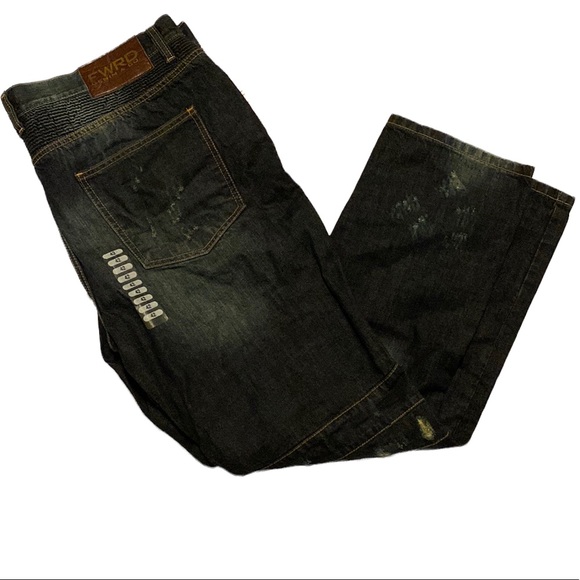 Ripped Bikers Pants w/Zippers - Picture 2 of 2